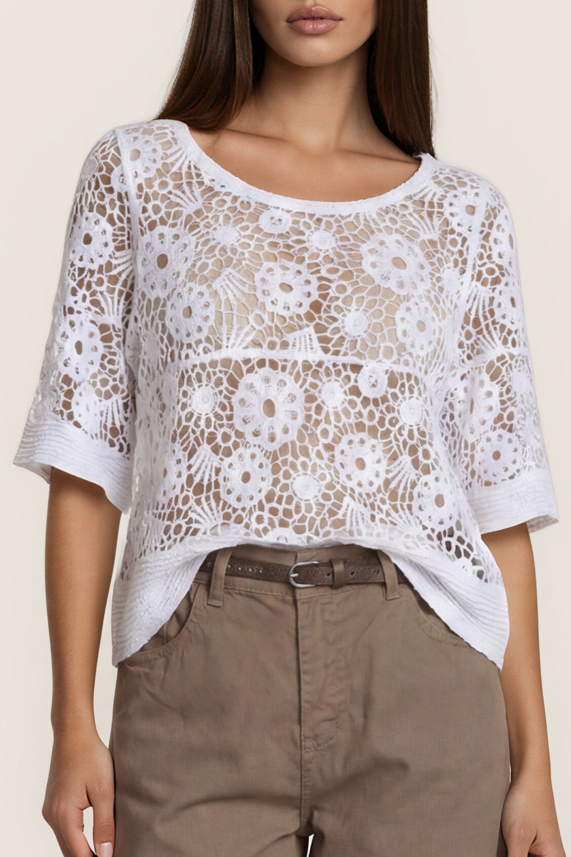 Häkelshirt im Boho-Look