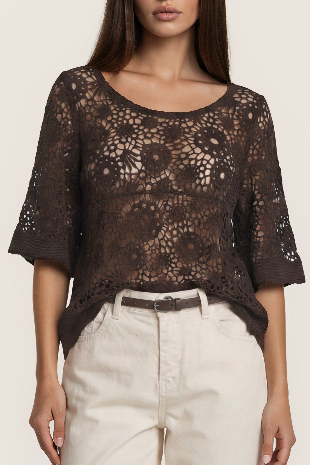 Häkelshirt im Boho-Look