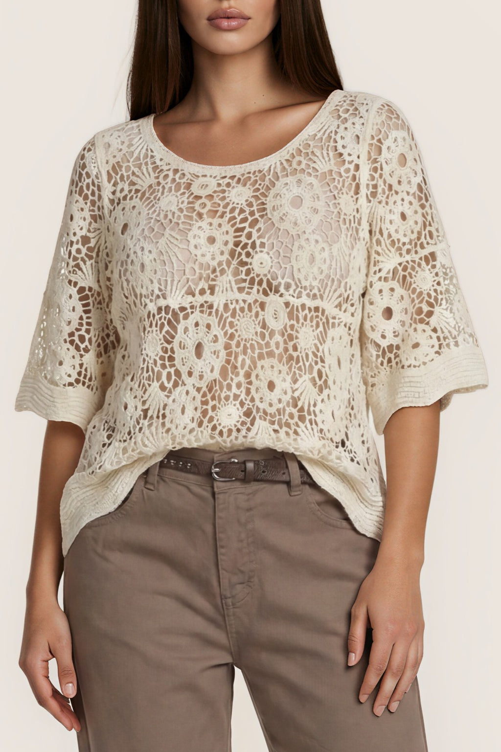 Häkelshirt im Boho-Look