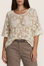 Häkelshirt im Boho-Look