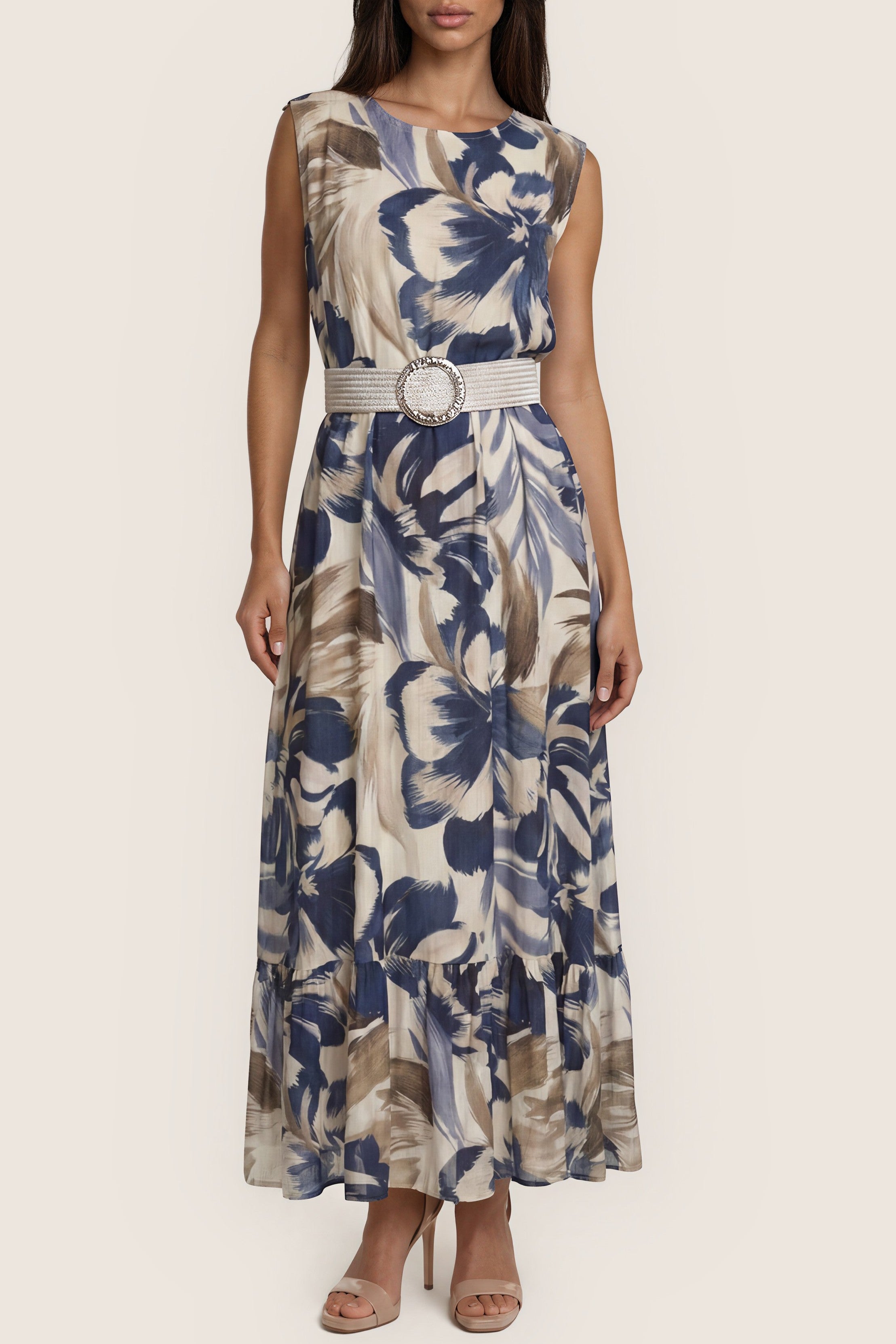 Maxikleid mit floralem Print