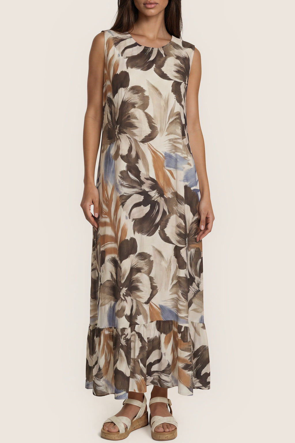 Maxikleid mit floralem Print