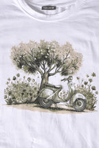 T-Shirt mit Vespa-Print