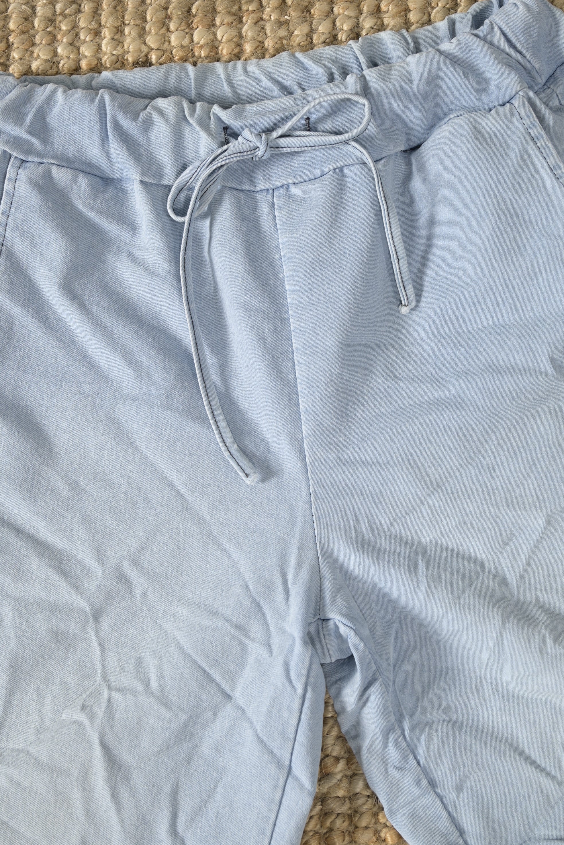 Bequeme Jogger-Hose in softer Denim-Optik