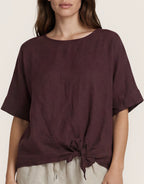 Leinenbluse „Julia Knot“