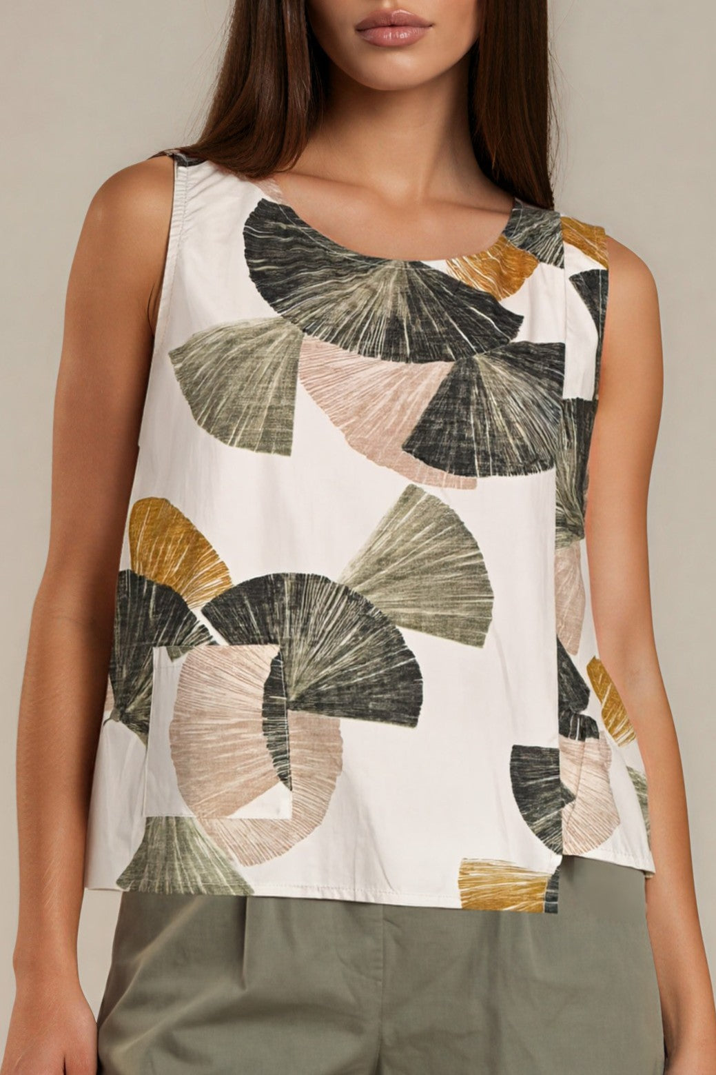 Top „Anya Fan Print“