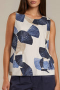 Top „Anya Fan Print“