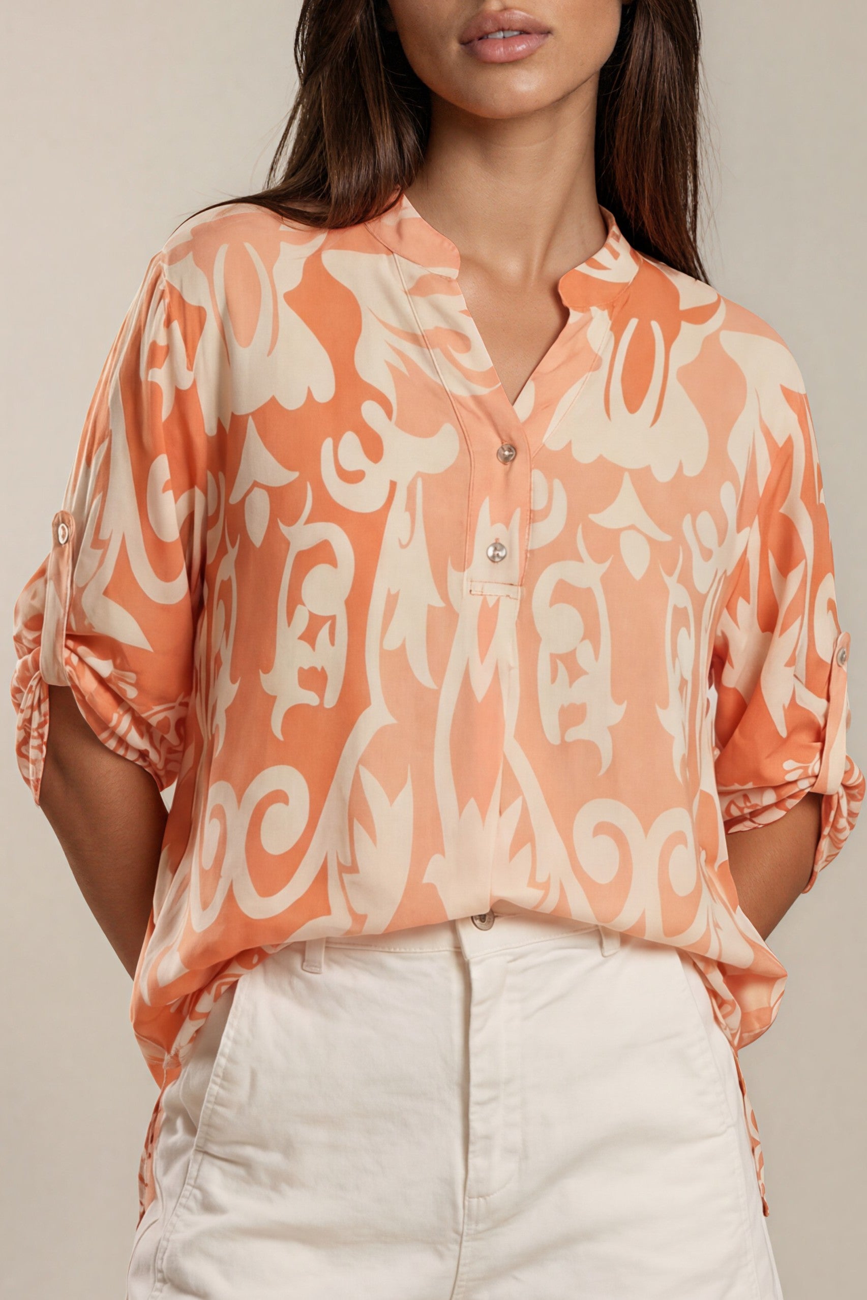 Bluse „Emmi Ornament Print“