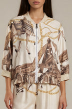 Blouson „Bella Equestrian Print“