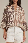 Bluse „Emmi Ornament Print“