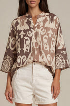 Bluse „Emmi Ornament Print“