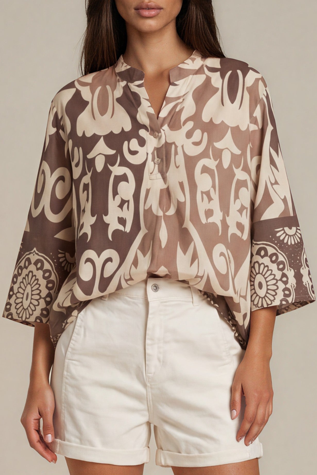 Bluse „Emmi Ornament Print“