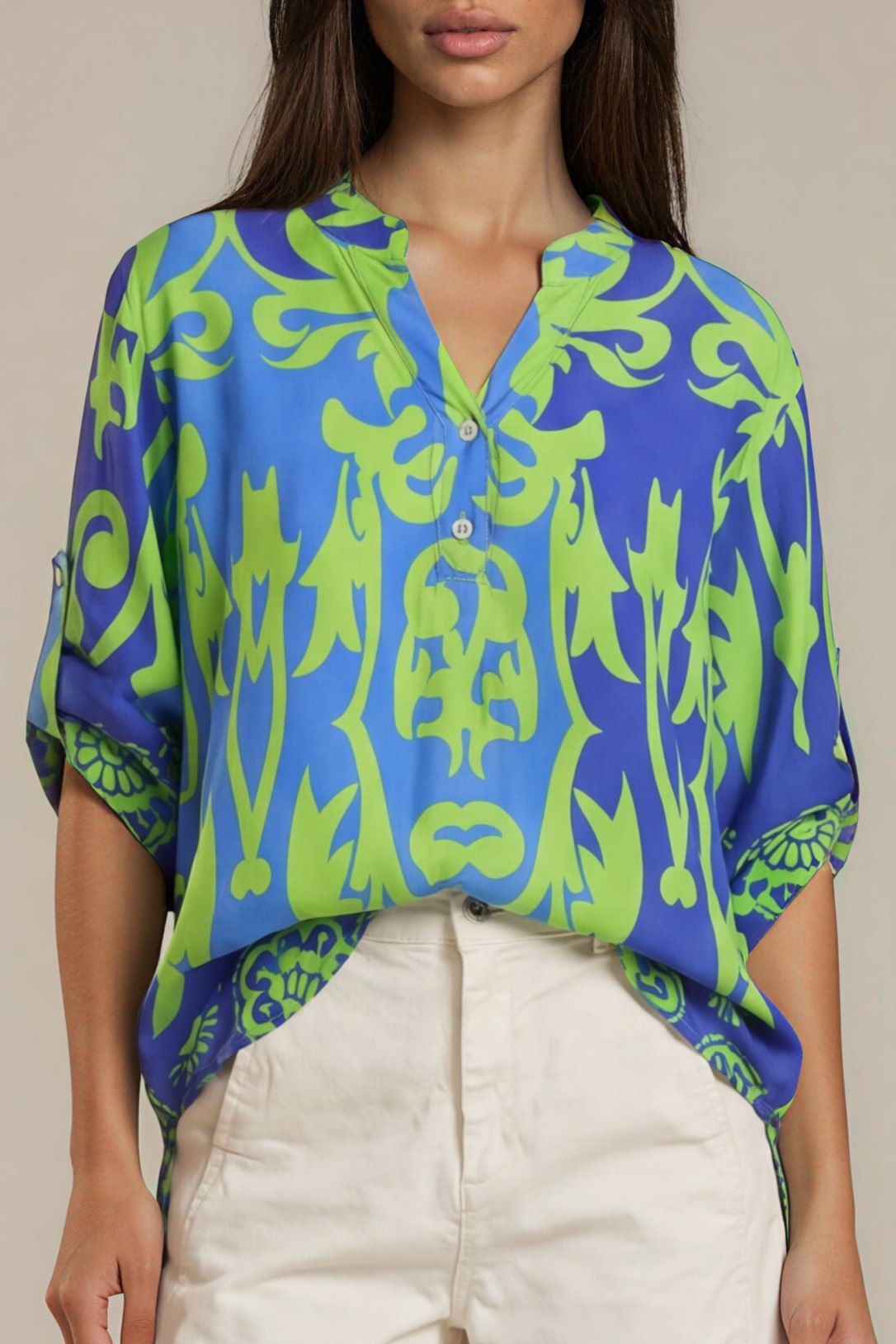 Bluse „Emmi Ornament Print“