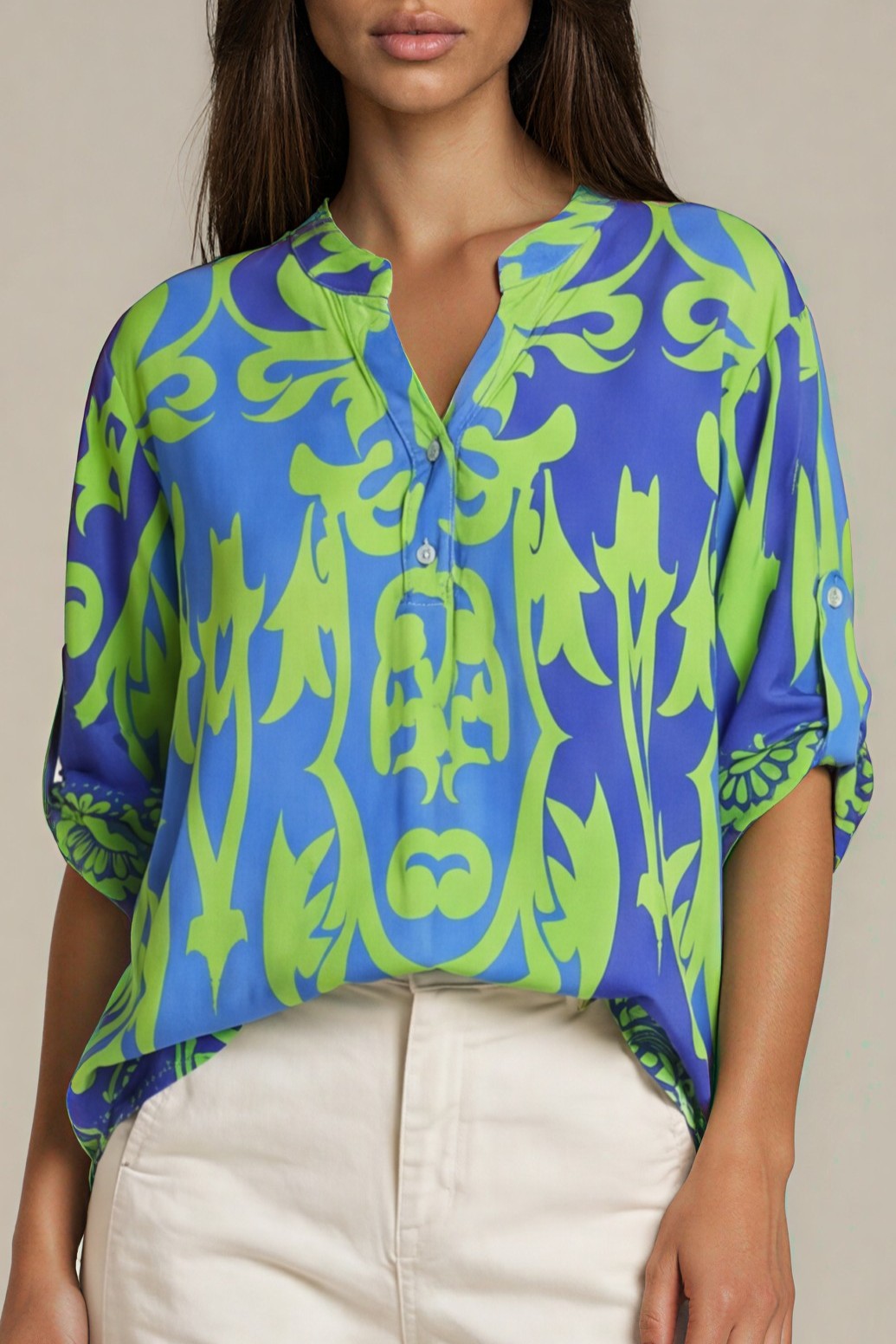 Bluse „Emmi Ornament Print“