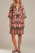 Kleid „Ruby Ornament Print“