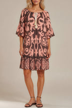 Kleid „Ruby Ornament Print“