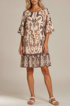 Kleid „Ruby Ornament Print“