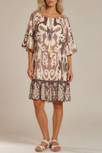 Kleid „Ruby Ornament Print“