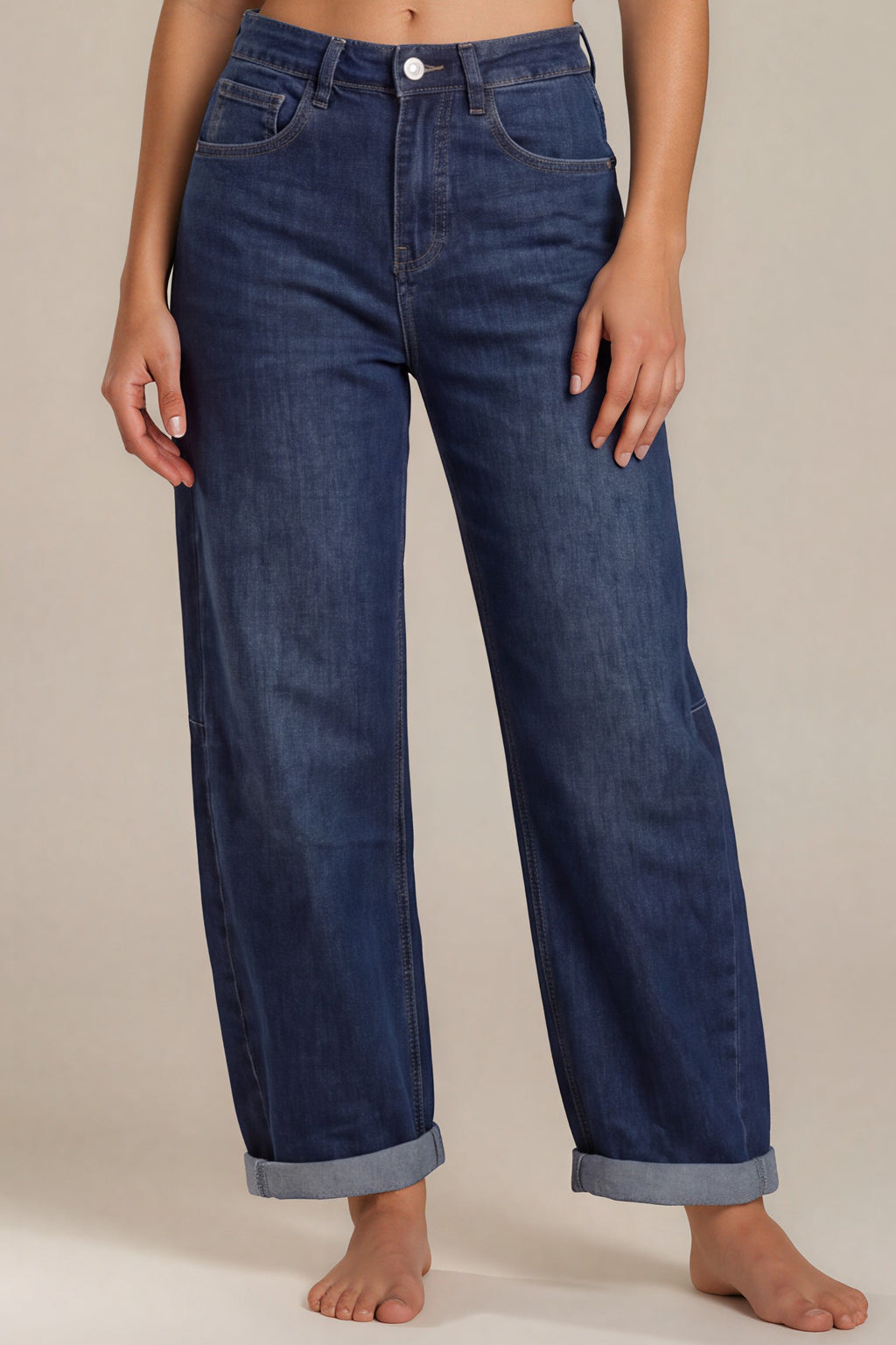 Weite Jeans im Straight-Leg-Schnitt