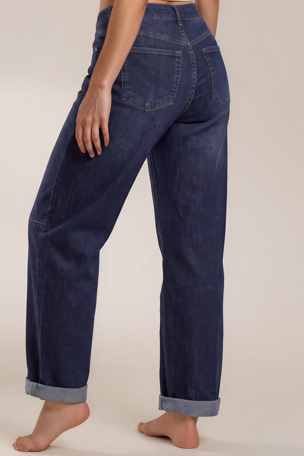 Weite Jeans im Straight-Leg-Schnitt