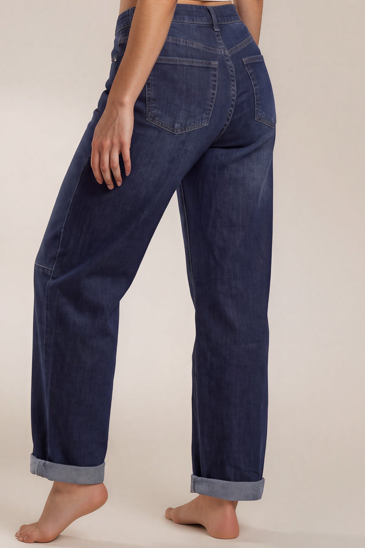 Weite Jeans im Straight-Leg-Schnitt