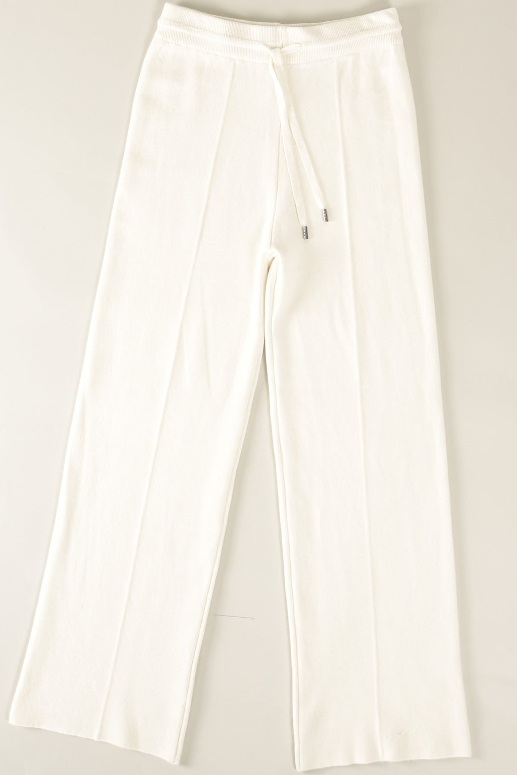 Weite Strickhose mit Tunnelzug