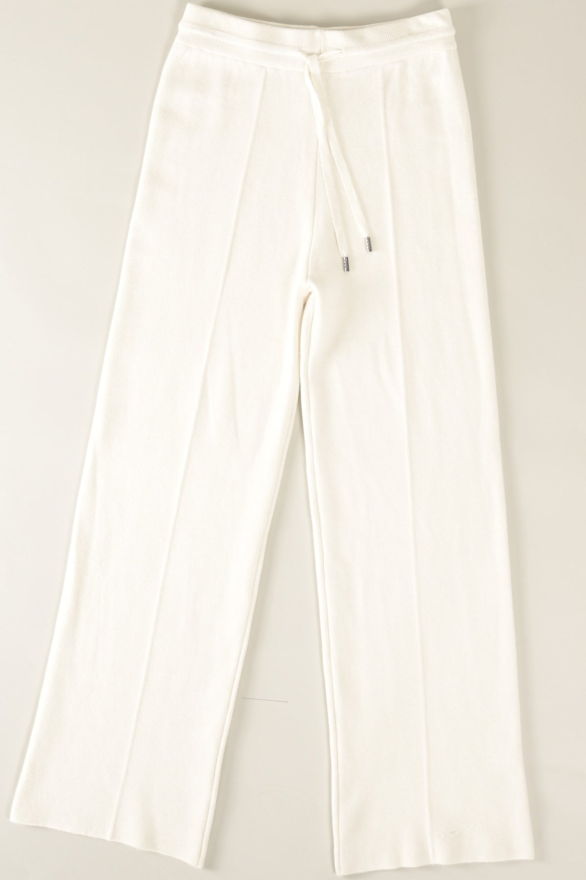 Weite Strickhose mit Tunnelzug