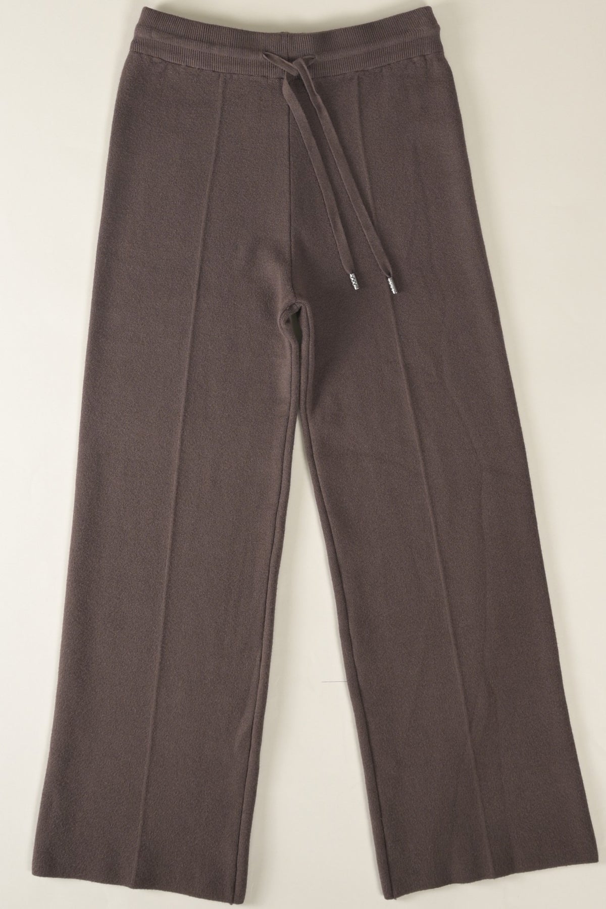 Weite Strickhose mit Tunnelzug