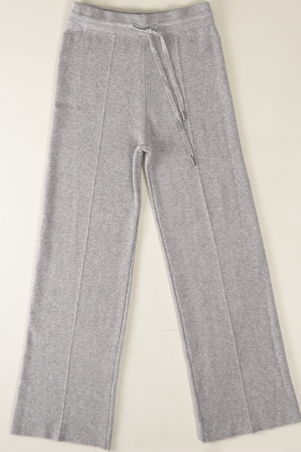 Weite Strickhose mit Tunnelzug