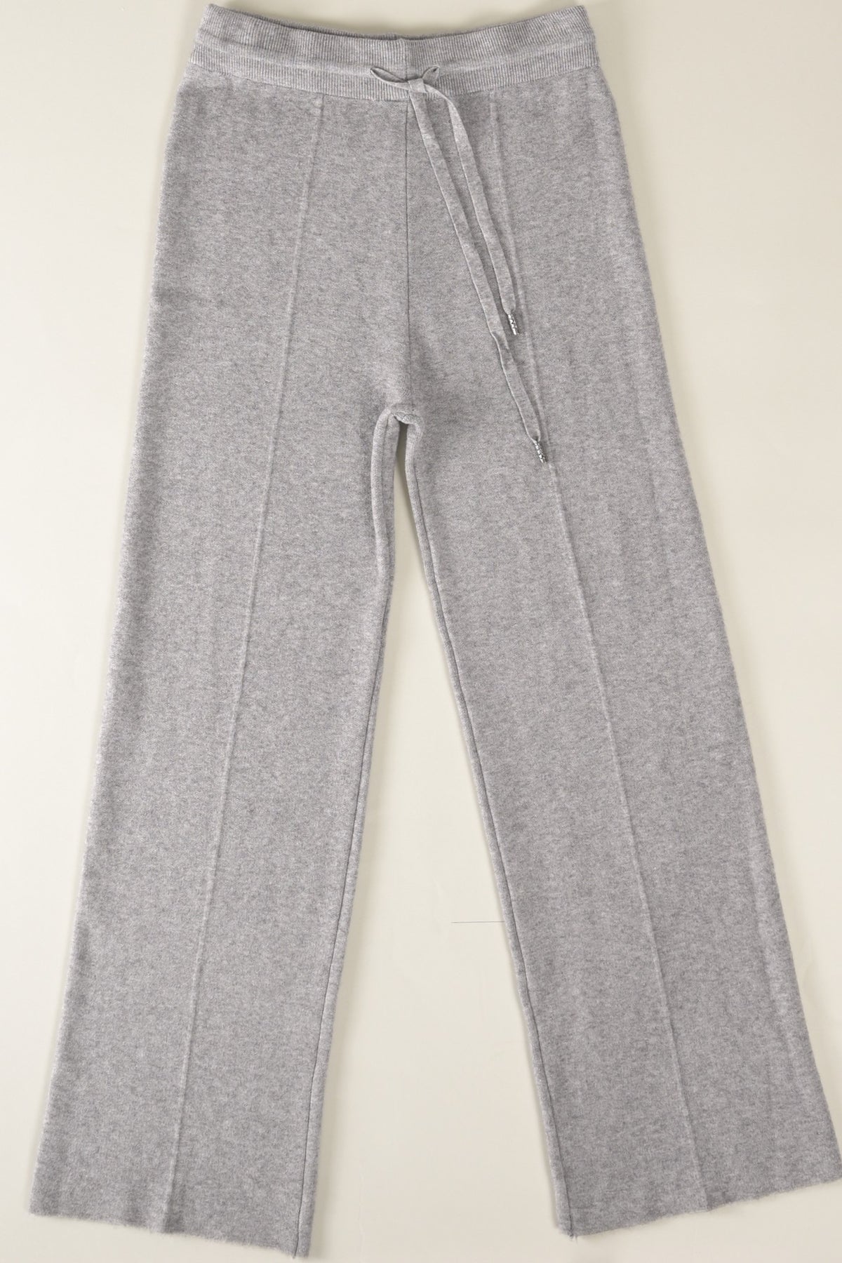 Weite Strickhose mit Tunnelzug