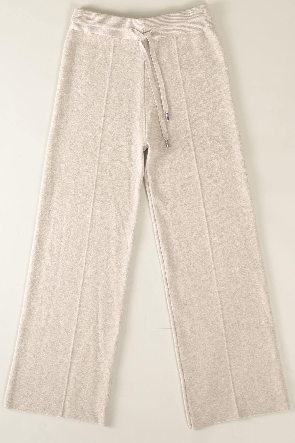 Weite Strickhose mit Tunnelzug