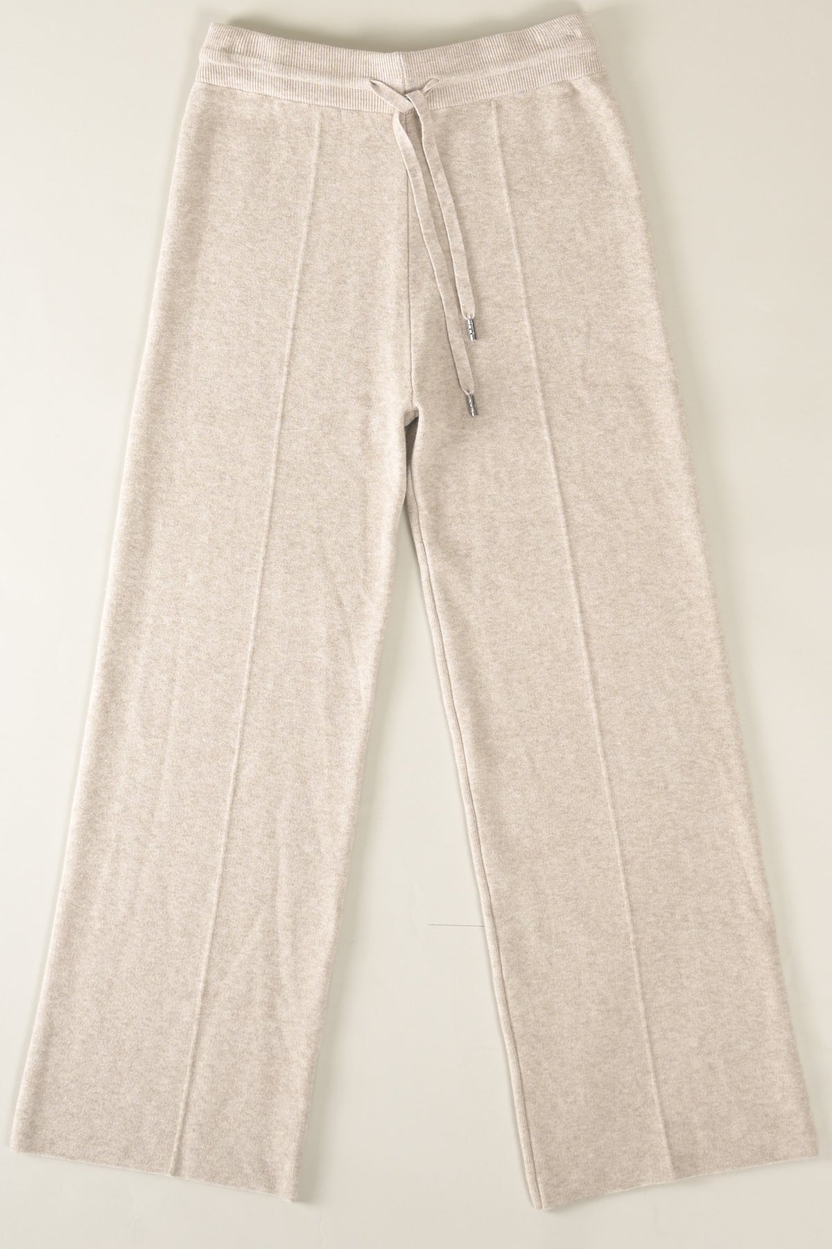 Weite Strickhose mit Tunnelzug