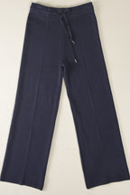 Weite Strickhose mit Tunnelzug