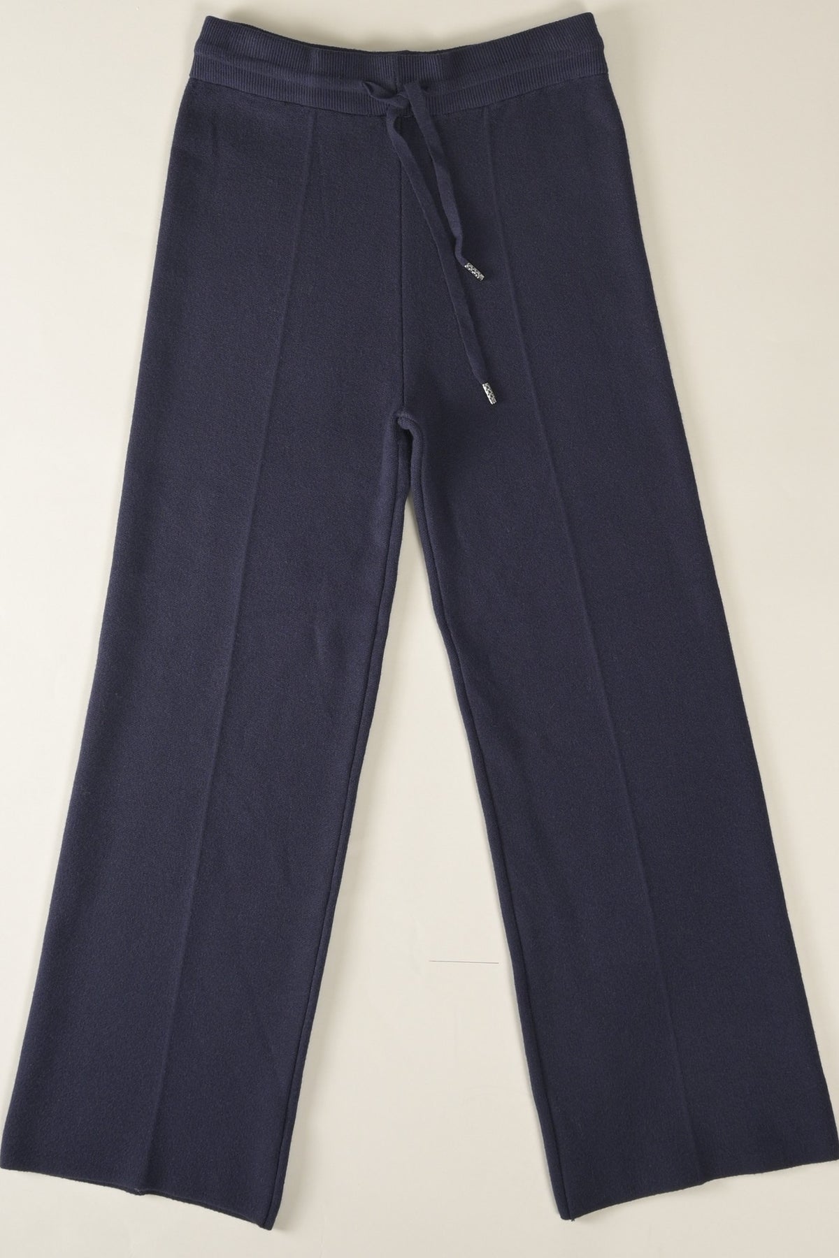 Weite Strickhose mit Tunnelzug