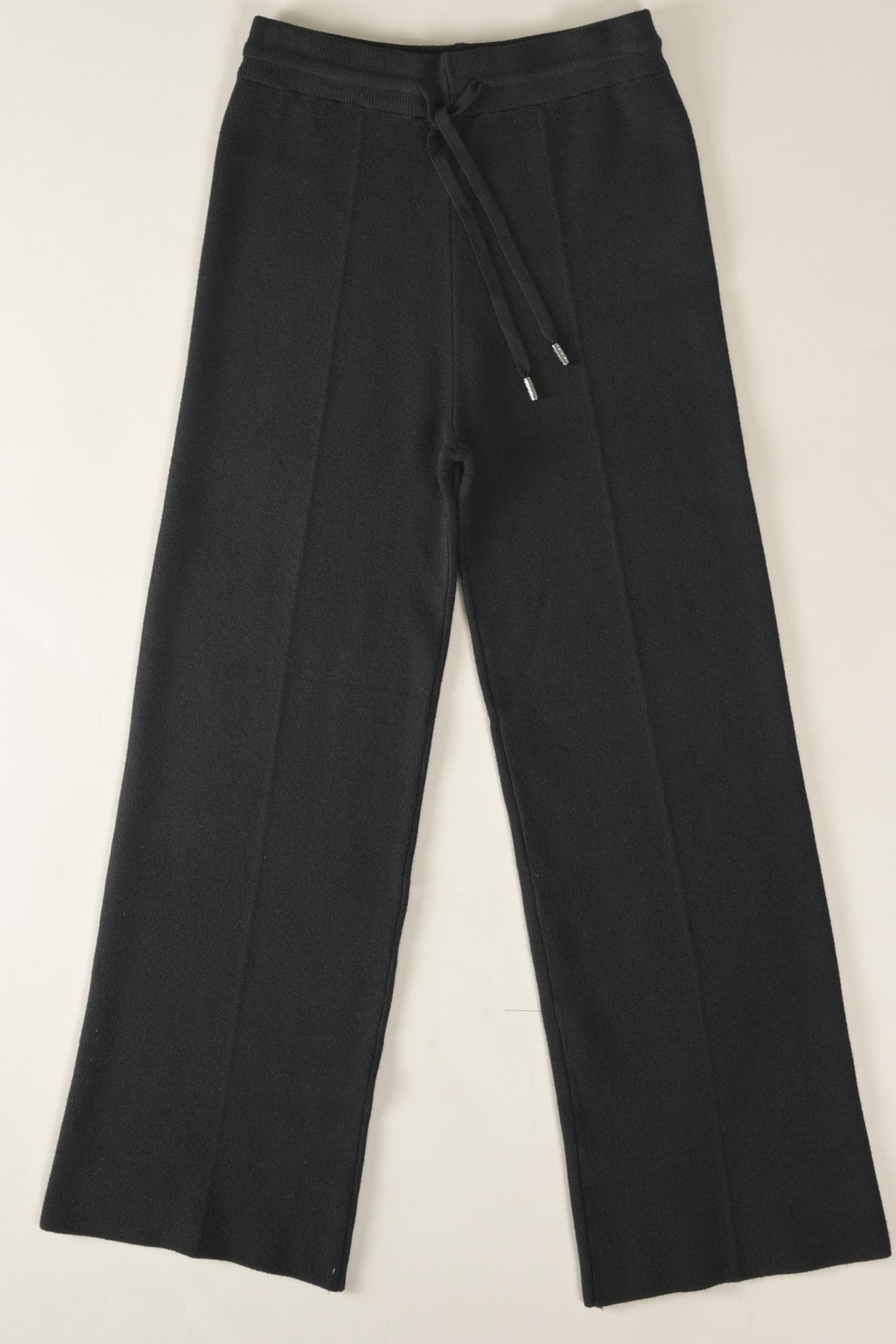 Weite Strickhose mit Tunnelzug