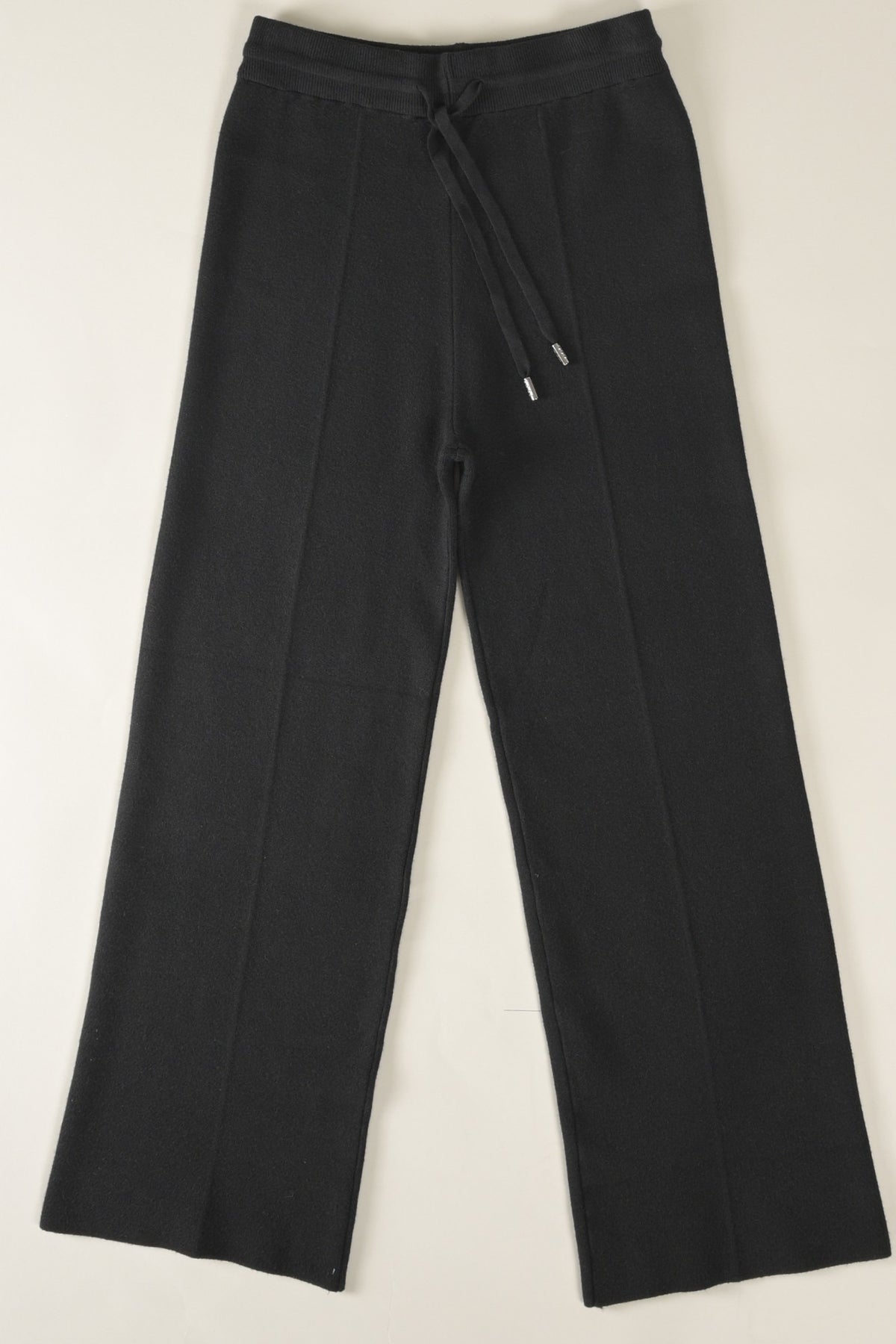 Weite Strickhose mit Tunnelzug