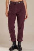 Lässige Cordhose mit Bundfalten