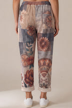 Print-Hose mit Frida-Motiv und Tunnelzug