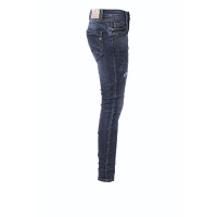 Jewelly Damen Jeans im Used Look 1522