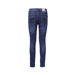 Jewelly Damen Jeans Five-Pocket im Crash-Look 1528