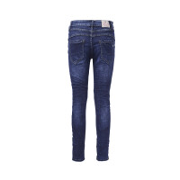 Jewelly Damen Jeans Five-Pocket im Crash-Look 1528