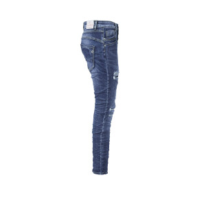 Jewelly Damen Jeans im Used Look 1537