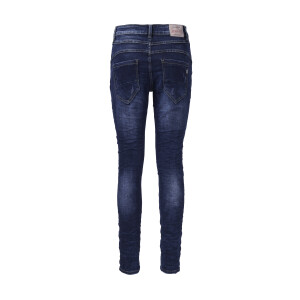 Jewelly Damen Jeans im Used Look 1544