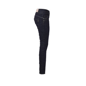 Jewelly Damen Jeans Five-Pocket im Crash-Look 1594