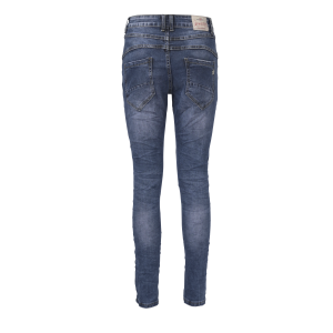 Jewelly Damen Jeans Five-Pocket im Crash-Look 7082