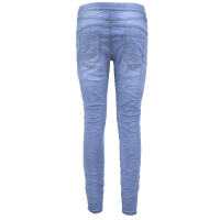Jewelly Joggpants Wohlfühlhose Jogging Baggy Jeans Schlupfhose - Athleisure Pants  XS/34 Blau