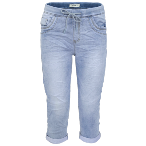 Jewelly Jogg Pants - Capri Jeans im Denim-Look mit...