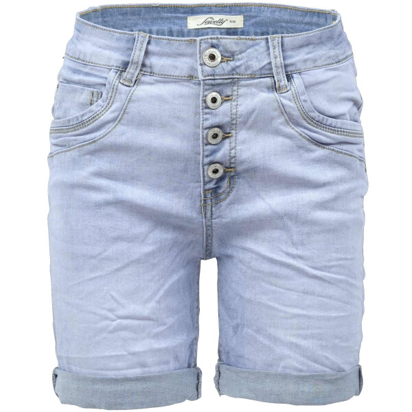 Jewelly Damen Jeans-Short Kurze Hose