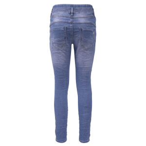 Jewelly Joggpants Wohlfühlhose Jogging Baggy Jeans Schlupfhose - Athleisure Pants  M/38 Blau