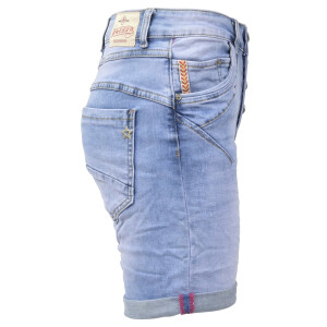 Jewelly Damen Jeans-Short Kurze Hose XL Denim